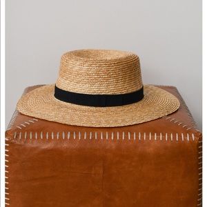 HATATTACK Boater in natural/black